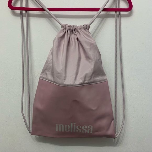Melissa Drawstring Pink Bag Women’s Girls - Picture 1 of 9